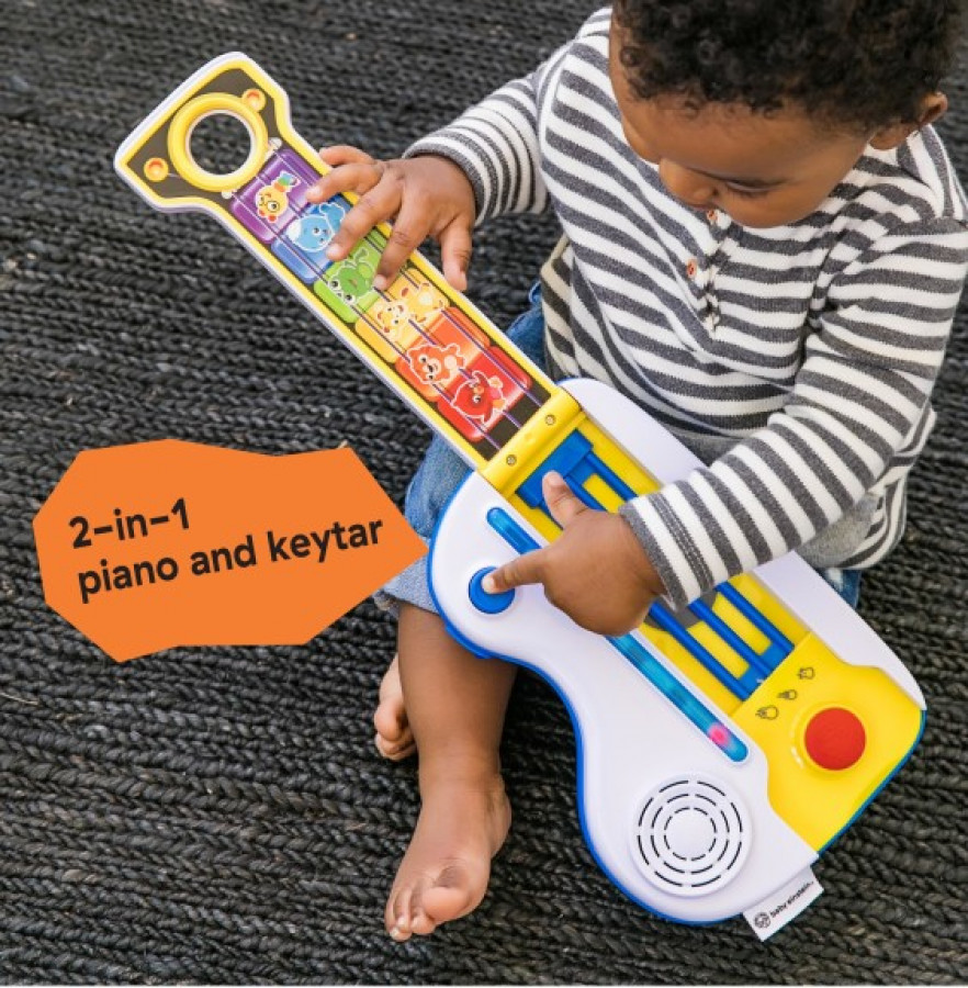 Baby Einstein - Jucarie muzicala 2 in 1 chitara si pian Flip & Riff Keytar 2