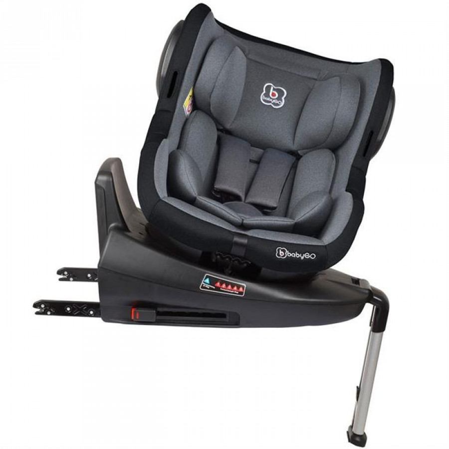 BabyGo – Scaun auto ISO Rotativ 360° - Gri 3