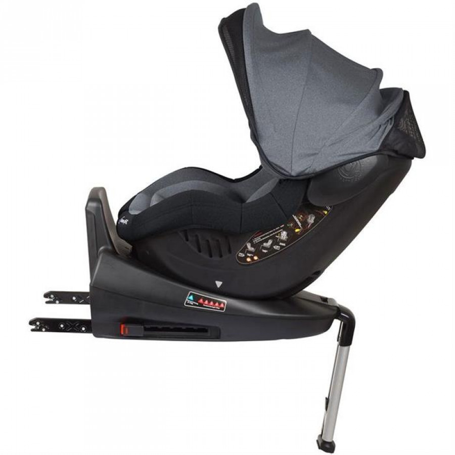 BabyGo – Scaun auto ISO Rotativ 360° - Gri 6