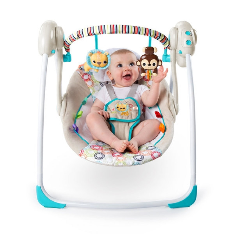 Bright Starts - Leagan portabil Petite Jungle 5