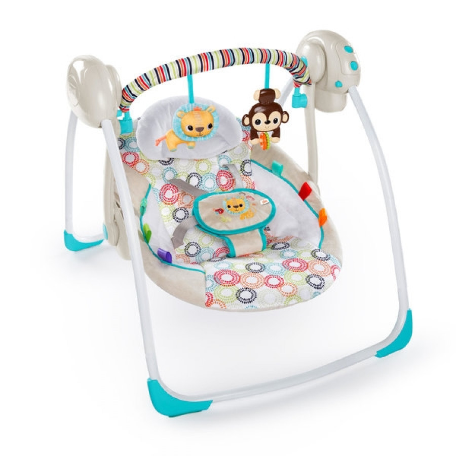 Bright Starts - Leagan portabil Petite Jungle 7