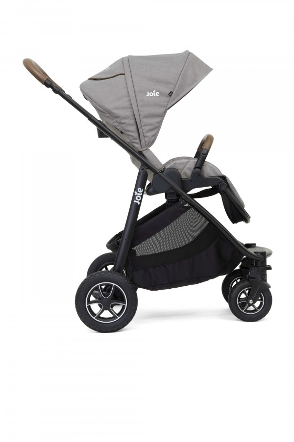 Joie Travel System - Carucior Versatrax + Scoica auto I-SNUG Gray Flannel, nastere - 75 cm 2