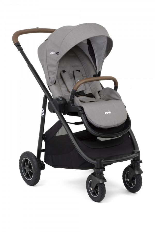 Joie Travel System - Carucior Versatrax + Scoica auto I-SNUG Gray Flannel, nastere - 75 cm 3