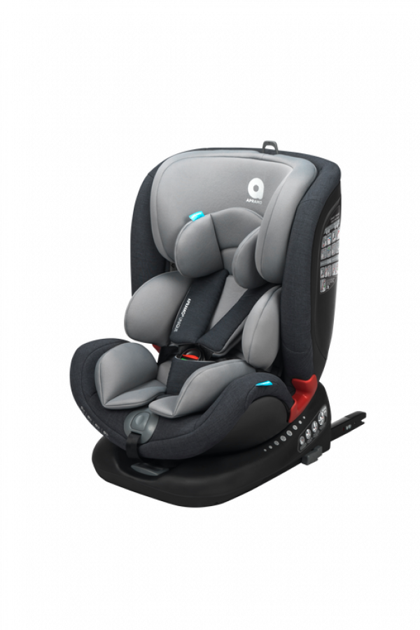 Apramo - Scaun auto rotativ Unique Agate Grey, 0 - 36 kg 0
