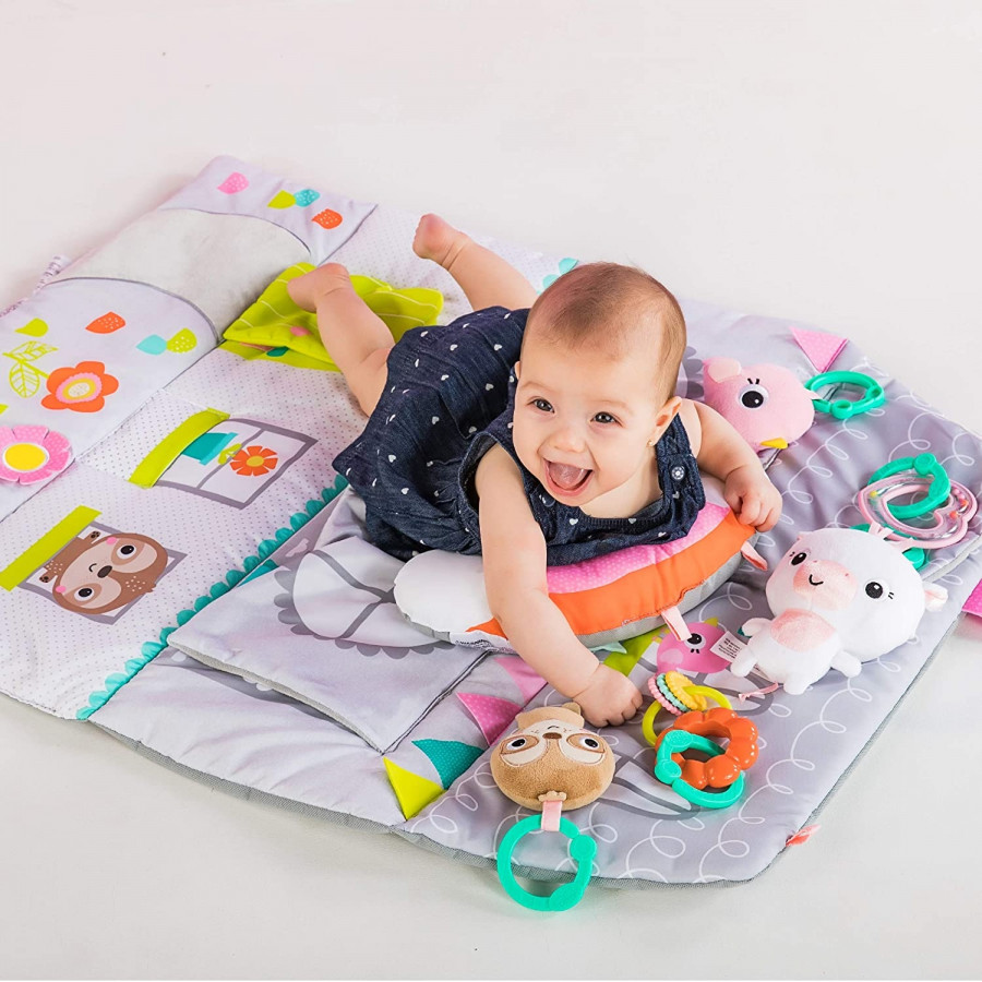 Bright Starts - Salteluta de activitati & Casuta de papusi Floors of Fun 5