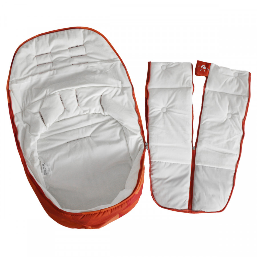 Sac de picioare carucior Diono Quantum 2 Orange Facet 1