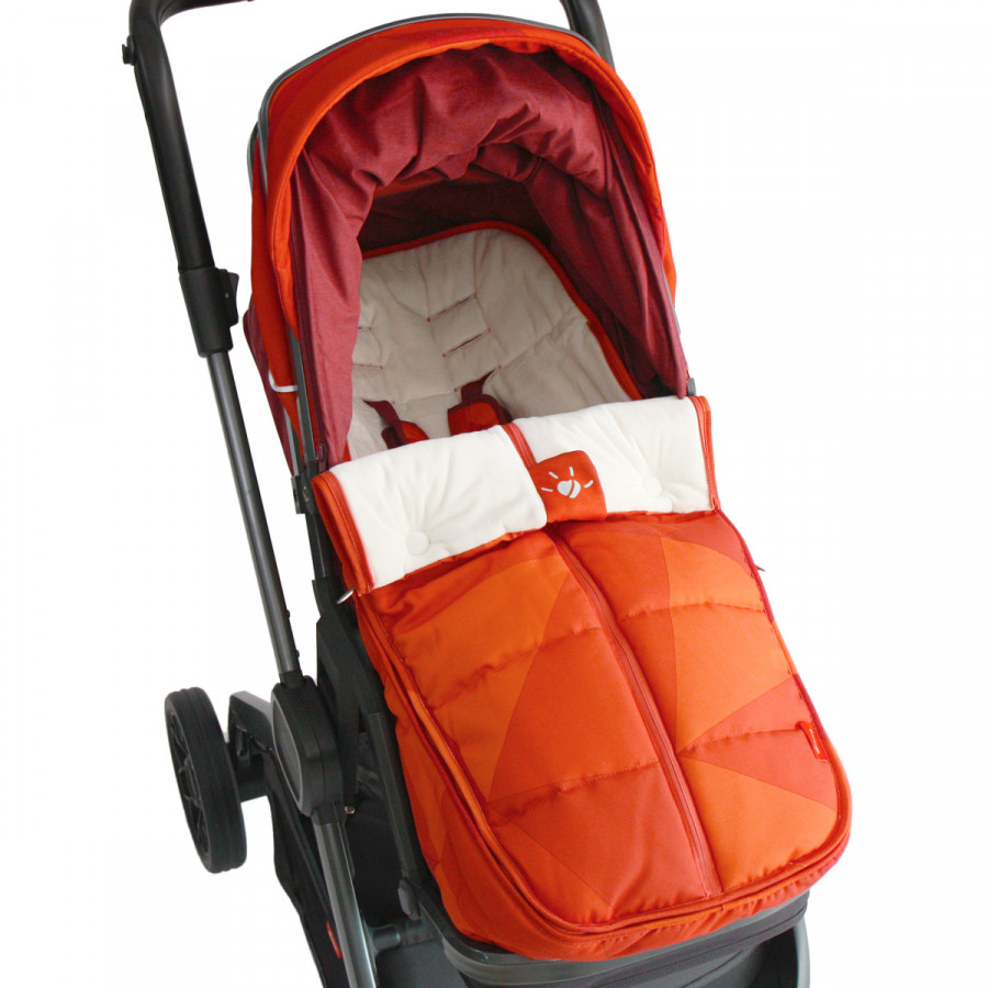Sac de picioare carucior Diono Quantum 2 Orange Facet 2