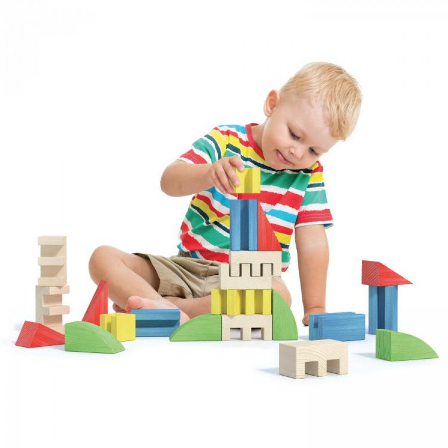 Joc Constructie Toytown 22 piese Quercetti 3