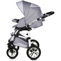 Carucior Flamingo Easy Drive 3 in 1 - Vessanti - Light Gray 4