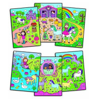 Water Magic: Carte de colorat Unicorni 4
