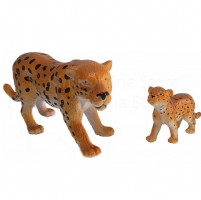 Set 2 figurine - Leopardul si puiul 2