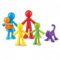 Set pentru sortat si numarat - Familia mea (72 piese) 4
