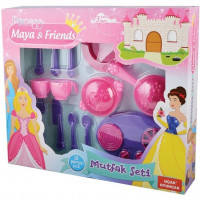 Accesorii bucatarie copii 18 piese Princess Maya and Friends Ucar Toys UC142 2