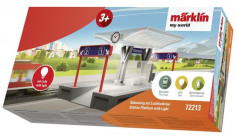 Platforma de asteptare cu lumini Marklin My World 2