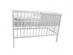 Lenjerie MyKids Bunny Alb 4 Piese 120x60 3