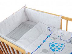 Lenjerie MyKids My Zoo Albastru 5 Piese 120x60 cm 4