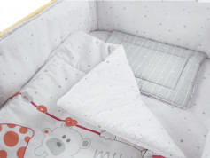 Lenjerie MyKids My Zoo Rosu 4 Piese 120x60 5