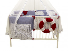 Lenjerie MyKids Ocean 9 Piese 120x60 cm 4