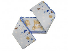 Lenjerie MyKids Teddy Hug Blue 4+1 Piese 120x60 2