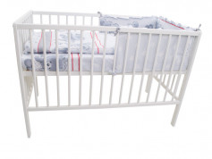 Lenjerie MyKids Teddy Hug Gri M1 4 Piese 120x60 2