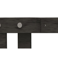 Poarta de siguranta extensibila Noma, 64 – 100 cm, lemn negru, N93743 2