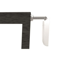 Poarta de siguranta extensibila Noma, 64 – 100 cm, lemn negru, N93743 3