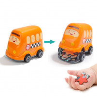 Puzzle din lemn - Autobuzul scolii 3