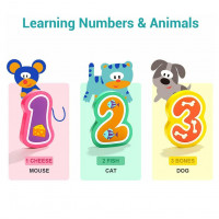 Puzzle din lemn - Numere si animalute 3
