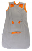 Sac de dormit multifunctional Grey Orange Zoo Animal Travel 0-3 luni 2.5 Tog 2