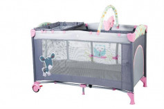 BabyGo - Patut Pliant Sleepwell Pink 3