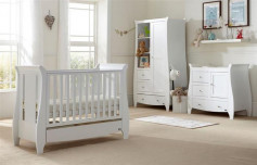 Tutti Bambini – Set patut Lucas Alb + salteluta pentru bebelusi  3
