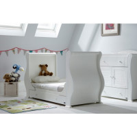 Tutti Bambini – Set patut Louis Alb + salteluta pentru bebelusi 3
