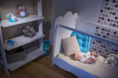 Badabulle - Lampa de veghe Firefly Blue 7