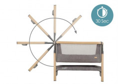 Tutti Bambini - Patut 2 in 1 co-sleeper CoZee Oak 3