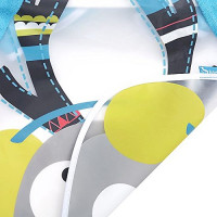 Badabulle – Baveta cu maneci lungi Blue Deer 2