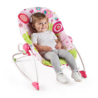 Bright Starts - Balansoar cu vibratii 2 in 1 Raspberry Garden 3