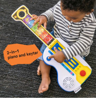 Baby Einstein - Jucarie muzicala 2 in 1 chitara si pian Flip & Riff Keytar 2