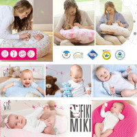 Perna de Alaptare Fiziologica Fiki Miki Husa Bumbac Model Lei 72 cm 3